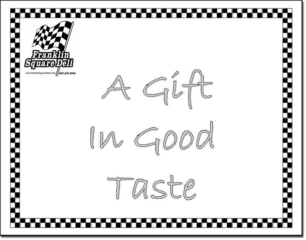 Franklin Square Deli Gift Certificates