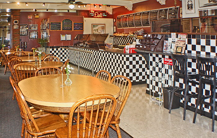 interior Franklin Square Deli in downtown Kent Ohio